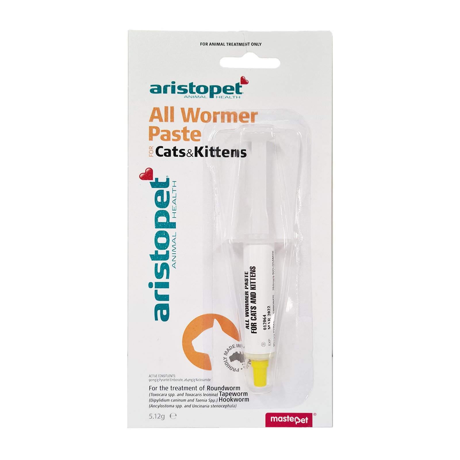 Aristopet Allwormer Paste for Cats & Kittens (5.12g)