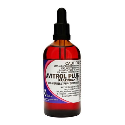 Avitrol Plus Wormer Syrup Concentrate For Birds  100 Ml