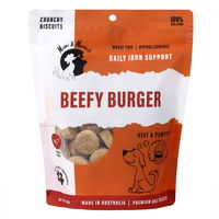 Mimi & Munch Beefy Burger Natural Dog Treats - 180gm