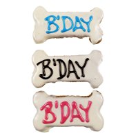 Huds And Toke - Yogurt Frosted Birthday Cookie - Small - Carton Of 15