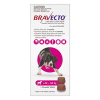 Bravecto For Extra Large Dogs 40-56Kg (Pink)