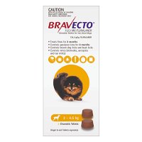 Bravecto For Toy Dogs 2-4.5Kg (Yellow)