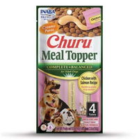 Inaba Churu Meal Topper Chicken with Salmon Recipe for Adult Dogs