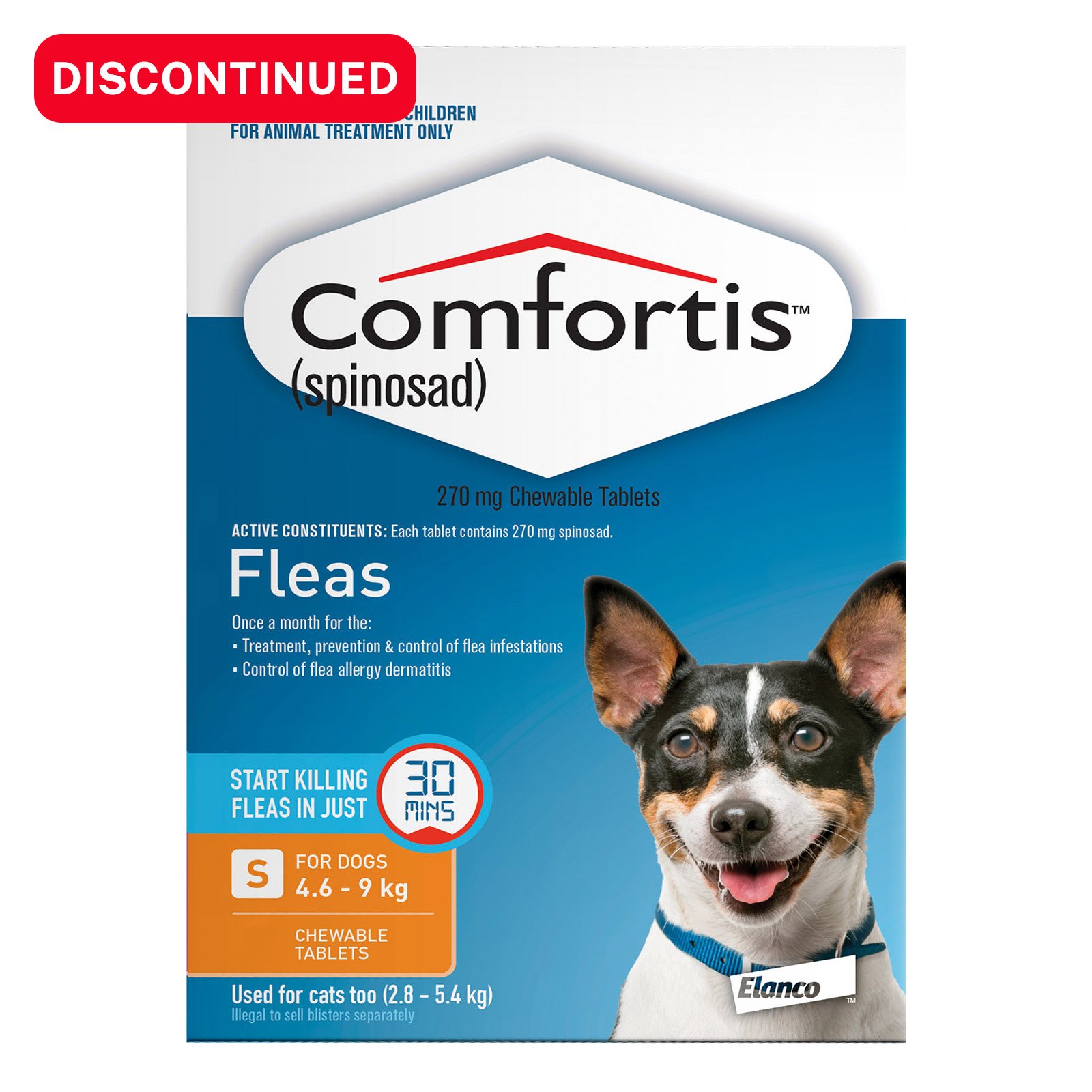 Comfortis For Dogs 4.6 - 9 Kg (Orange)