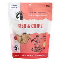 Mimi & Munch Fish & Chips Natural Dog Treats