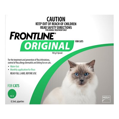 Frontline Original For Cats 4 Pipettes (Exp: 09/2024)