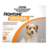 Frontline Original For Small Dogs Up To 10Kgs (Orange)