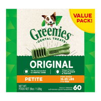 Greenies Original Dental Dog Treats Petite 7 - 11kg