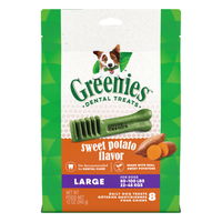 Greenies Sweet Potato Flavor Dental Treats for Dogs Large