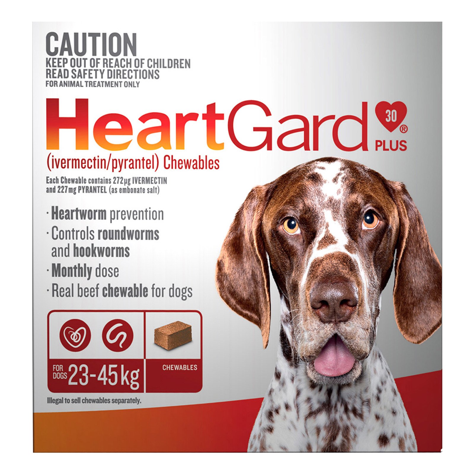 Heartgard Plus For Dogs 26 50 Lbs 1 Chew Ubicaciondepersonas cdmx 