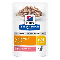 Hill's PRESCRIPTION DIET c/d Multicare Cat Food with Salmon 85 gms * 12