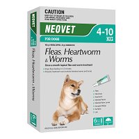 Neovet Flea and Worming For Medium Dogs 4 to 10kg Aqua