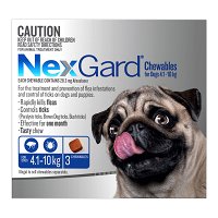 Buy Nexgard Chewables For Large Dogs (25 - 50 Kg) Red 3 Chews Online