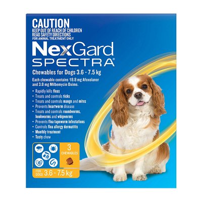 Nexgard Spectra Dogs Flea, Tick, Worm Control