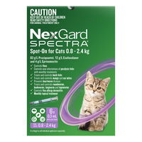 Nexgard Spectra Spot-On for cats for Kittens and Small Cats 0.8 to 2.4kg