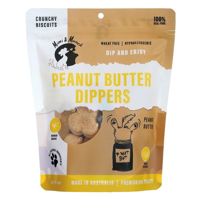 Mimi & Munch Peanut Butter Dippers Natural Dog Treats