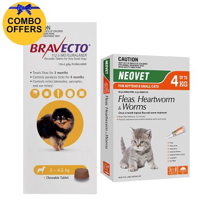 Bravecto & Neovet for Cats Combo