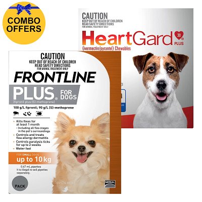 Frontline Plus & HeartGard Plus Dog Combo