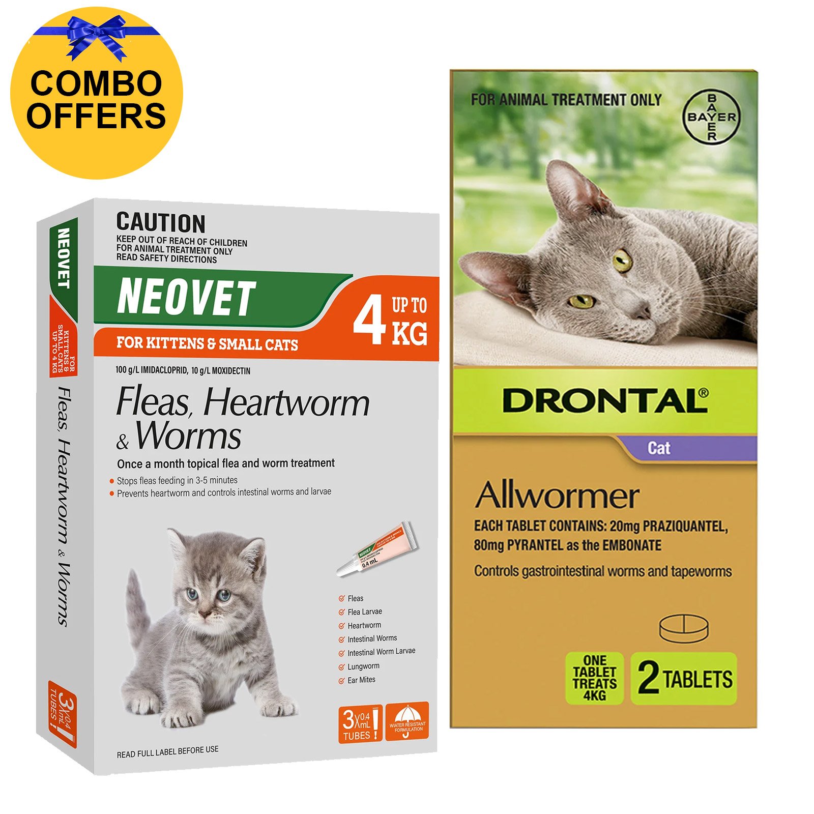 Neovet & Drontal Cat Combo