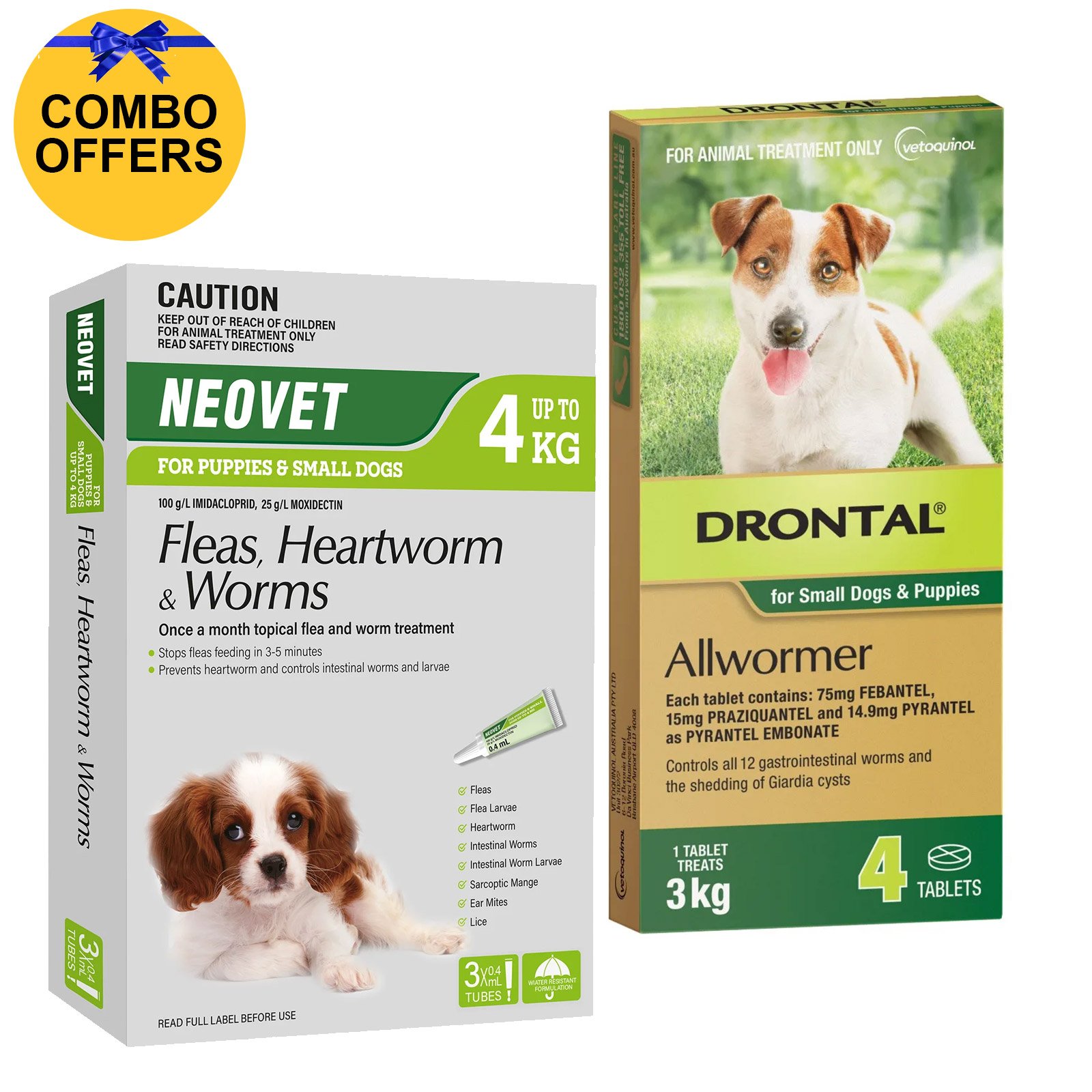 Neovet & Drontal Dog Combo