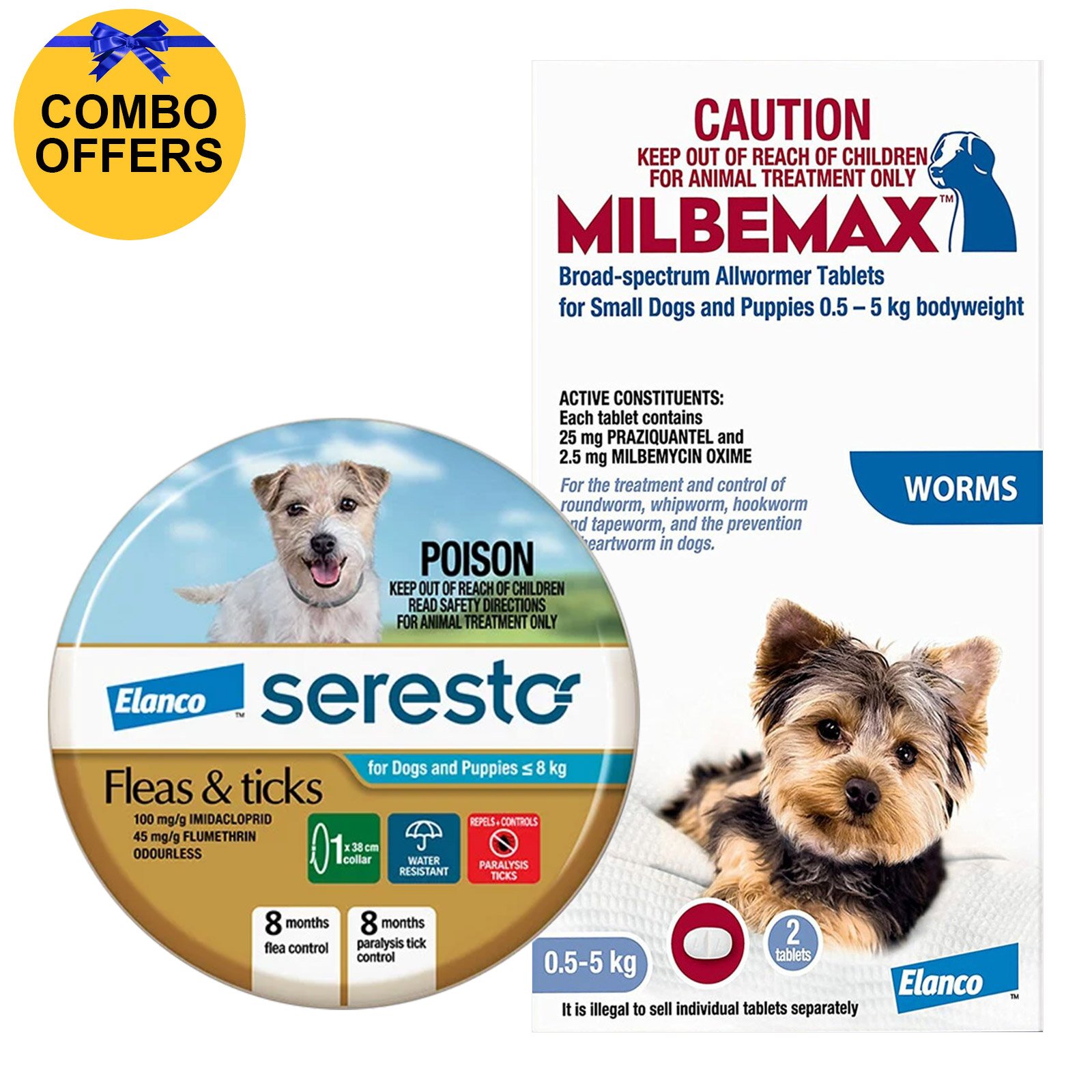 Seresto and Milbemax Dog Combo