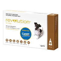 Revolution (Selamectin) For Small Dogs 5.1 To 10Kg (Brown)