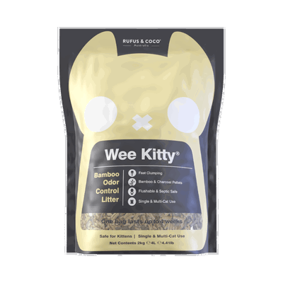 Rufus & Coco Wee Kitty Bamboo Odor Control Cat Litter