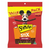 Schmackos Stix with Beef Lean Real Meat Dog Treats 