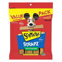 Schmackos Strapz with Chicken Real Meat Recipe Dog Treats