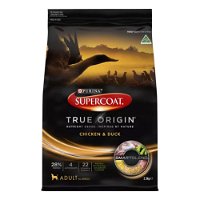 Supercoat True Origin Chicken & Duck Adult All Breeds Dry Dog Food 