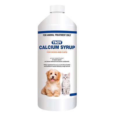 Troy Calcium Syrup For Dogs And Cats 1 Litres