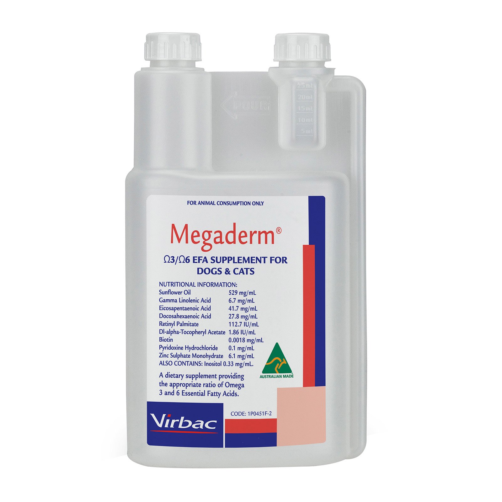 Megaderm Supplement for Dogs & Cats
