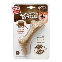 GiGwi Long Lasting Chew Wooden Antler for Dogs - Small