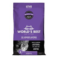 World's Best Multiple Cat Lavender Scented Cat Litter 