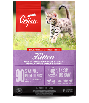 Orijen Biologically Appropriate Dry Cat Food Kitten