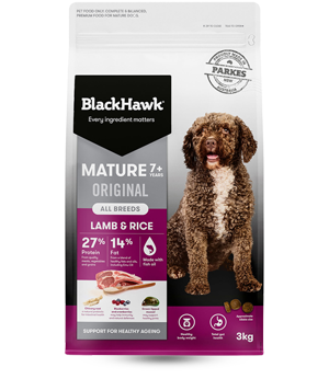 Black Hawk Original Mature 7+ Lamb & Rice Dry Dog Food