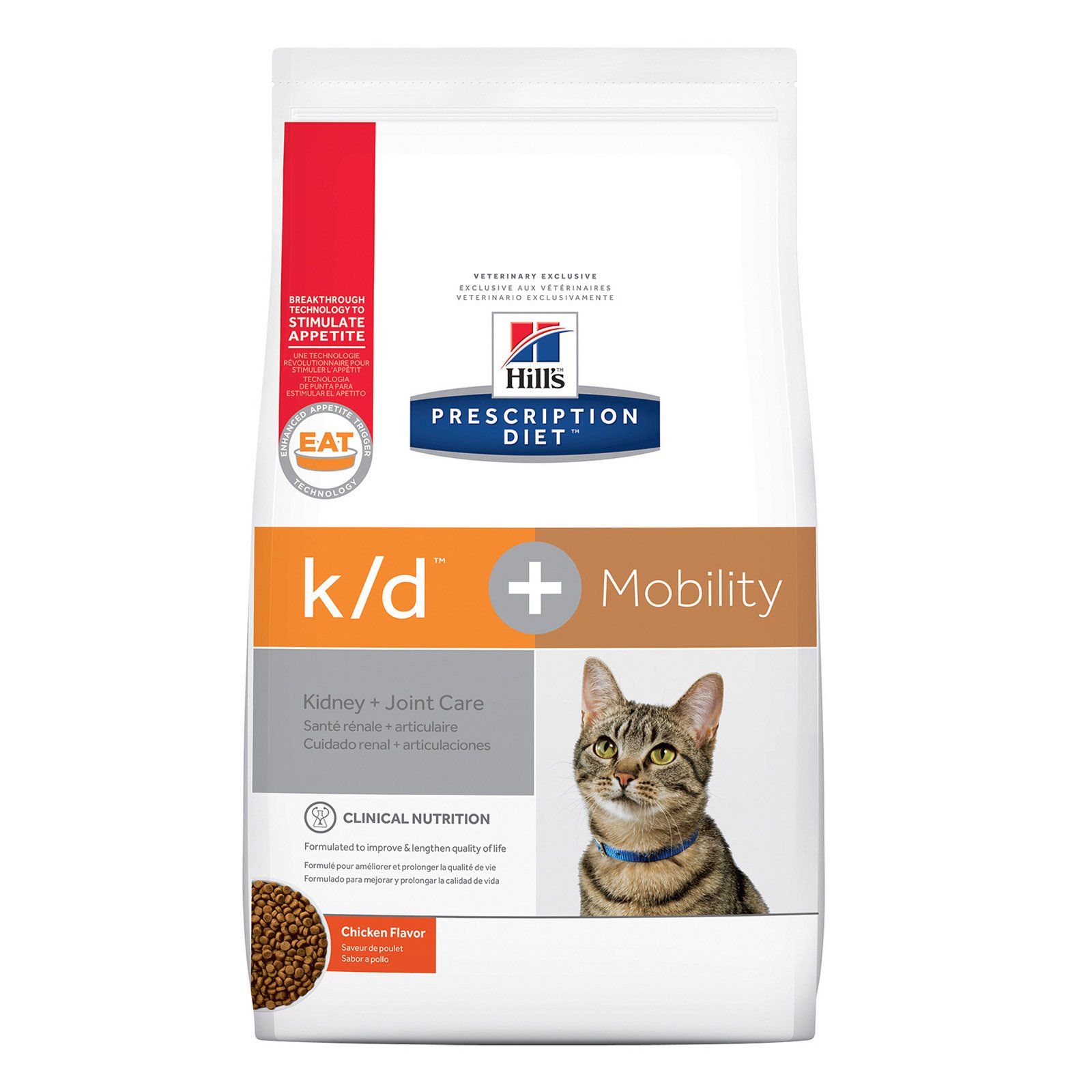 Hill's Prescription Diet k/d + Mobility Chicken Dry Cat Food