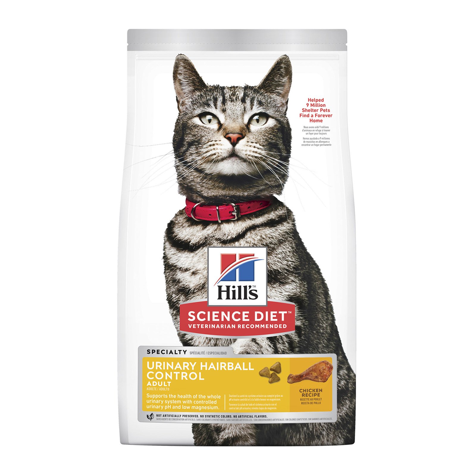 Buy Hill's Science Diet Adult Urinary Hairball Control Chicken Dry Cat