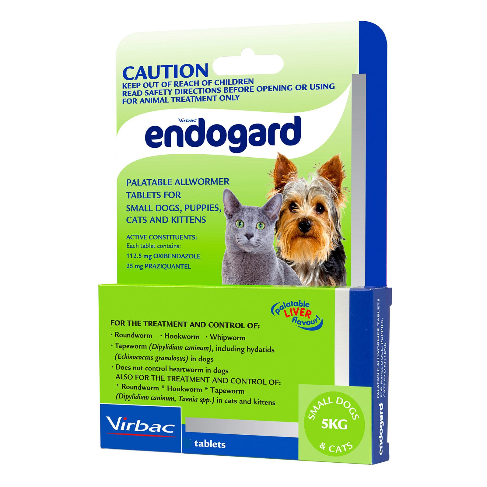Endogard For Dogs For Small Dogs/Puppies 5Kg (Green)