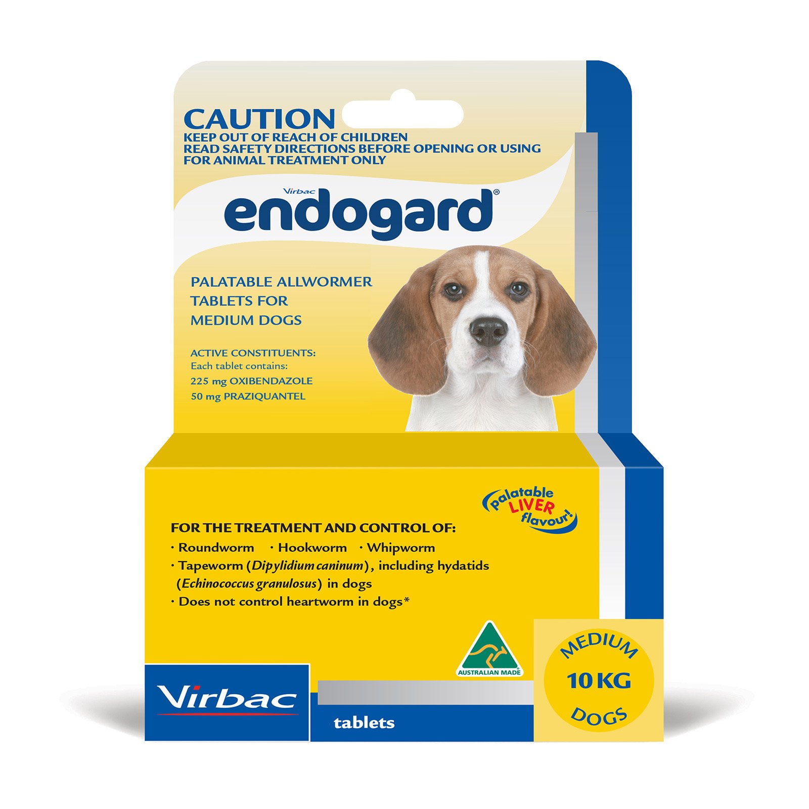 Endogard For Dogs For Medium Dogs 10Kg (Yellow)