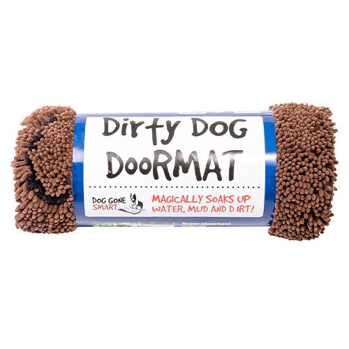 DGS Dirty Dog Doormat  Mocha Brown