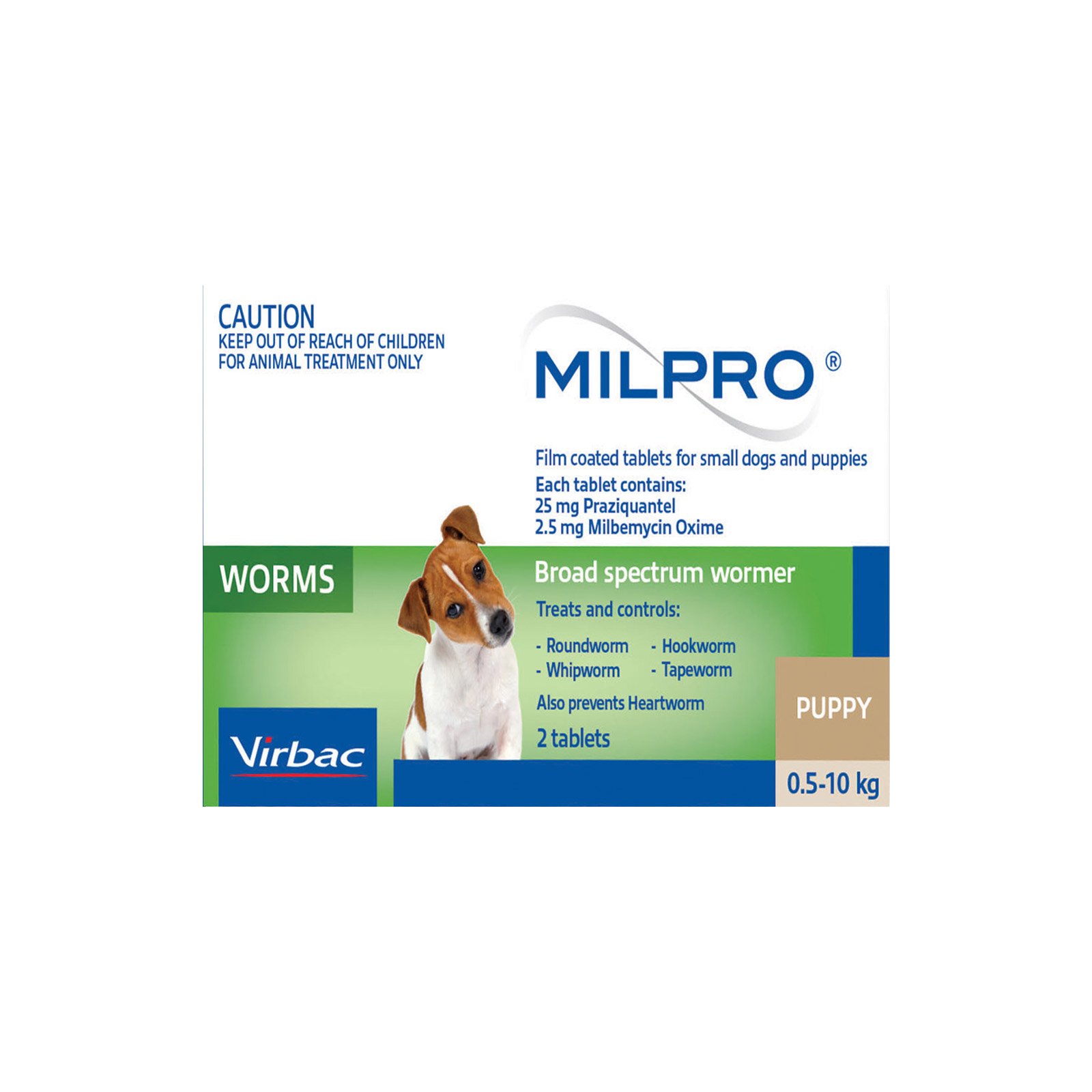Milpro Wormer for Dogs 0.5 - 5 kg