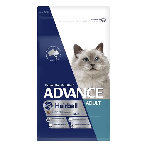 Advance Hairball Adult Dry Cat Food Chicken with Rice