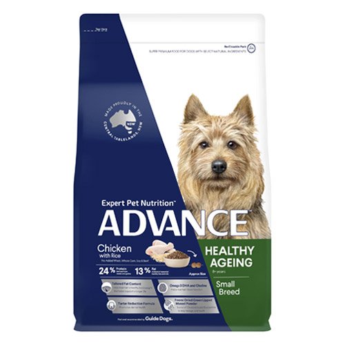 Advance Healthy Ageing Small Breed Chicken & Rice Dry Dog Food 