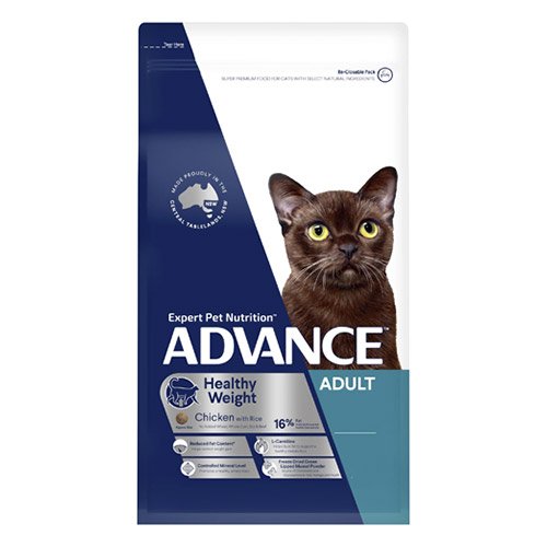 Advance Healthy Weight Adult Dry Cat Food Chicken with Rice