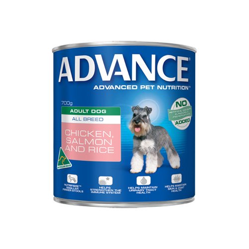 Advance Adult Dog All Breed with Chicken, Salmon & Rice Cans
