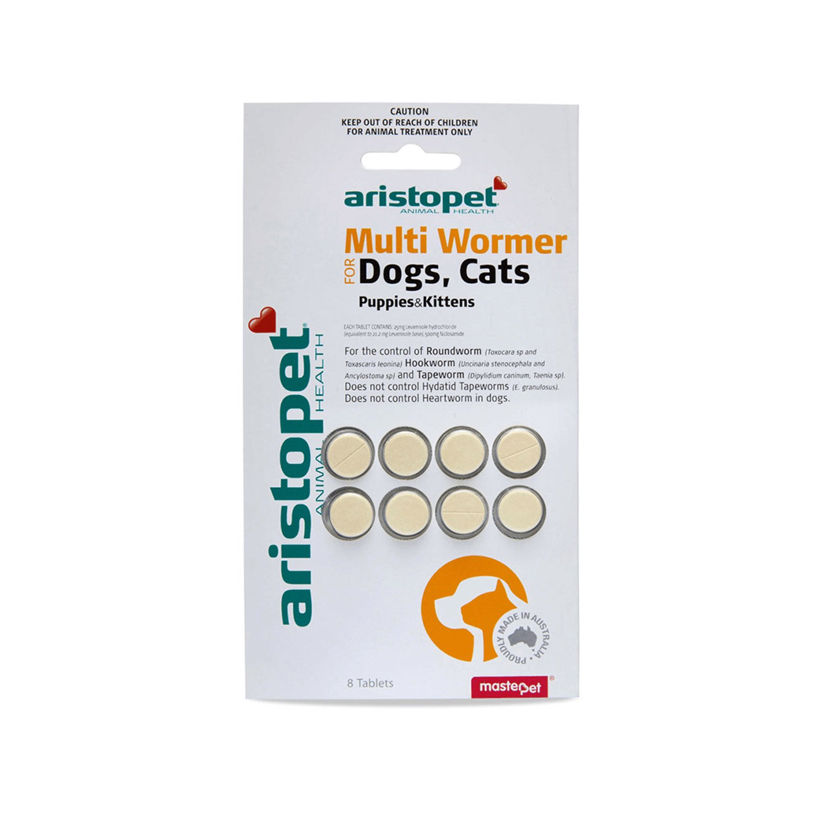 ARISTOPET Multiwormer Tablets Dog and Cat 