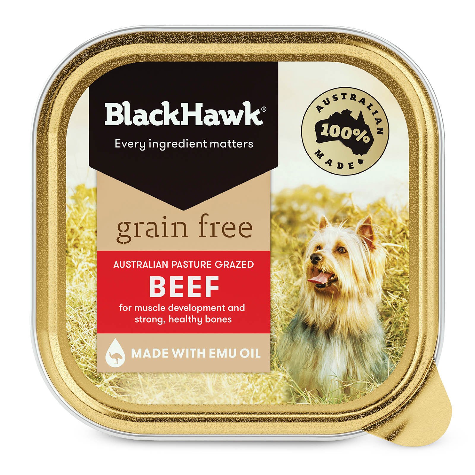 Black Hawk Grain Free Beef Canned Wet Dog Food  100 gm
