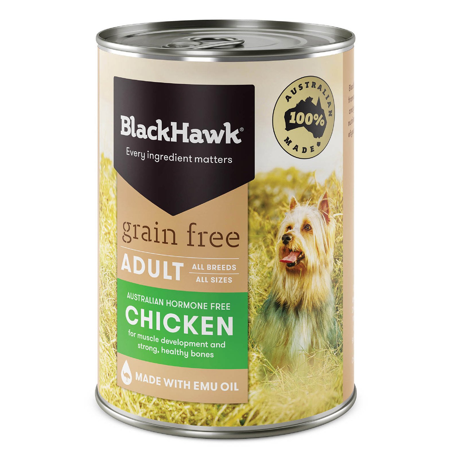 Black Hawk Grain Free Chicken Canned Wet Dog Food  400 gm
