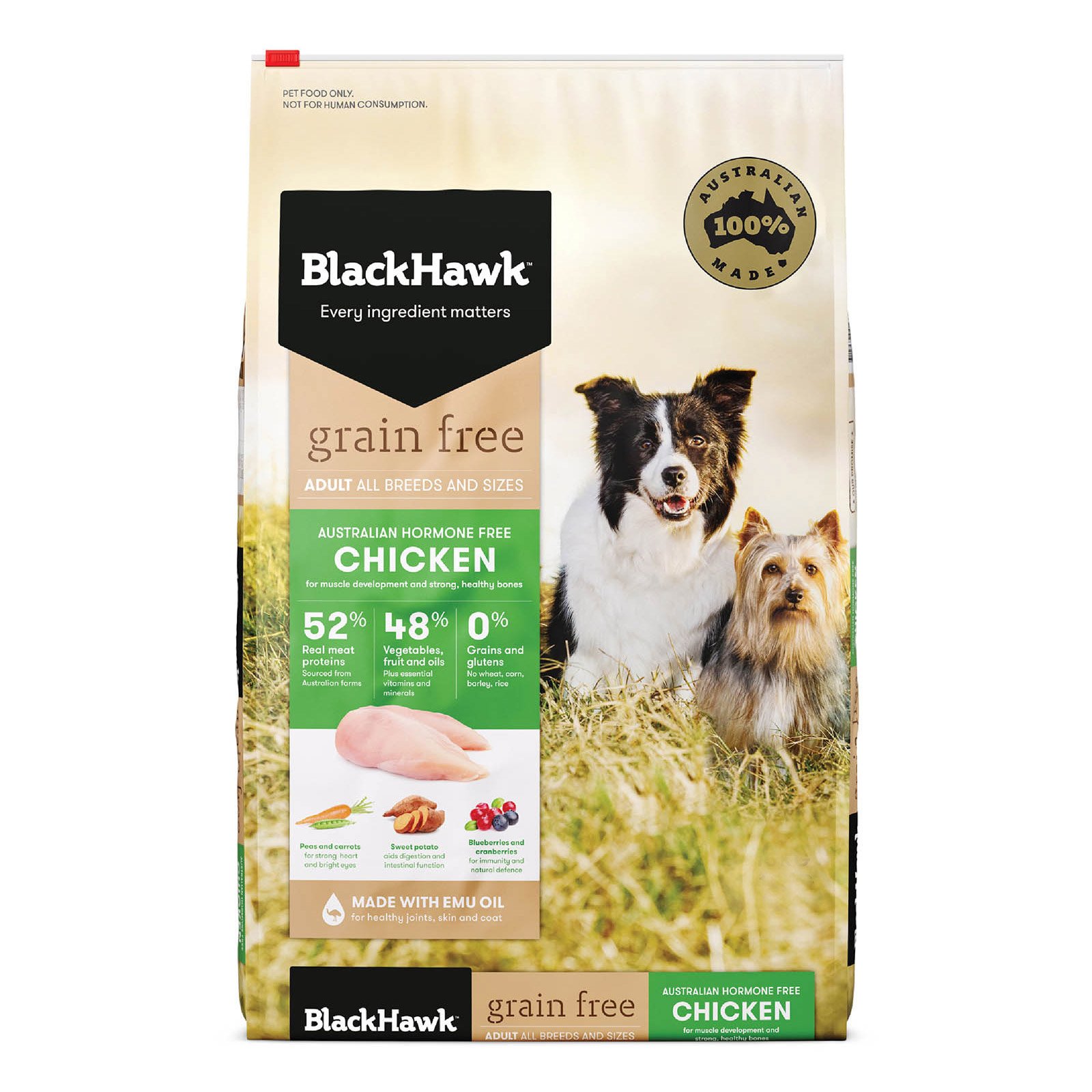 Black Hawk Adult Grain Free Chicken Dog Food